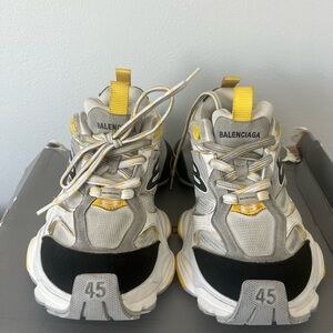 Cargo Sneakers - White, Black, and Yellow